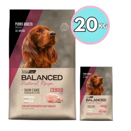 Balanced Natural Recipe Cerdo 17 + 3 kg