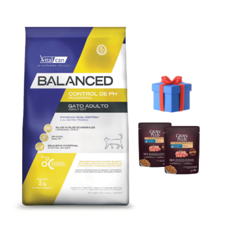 Balanced Gatos Control PH 7.5kg + Snacks