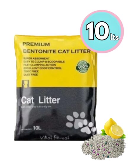 Arena Aglomerante Cat Litter 10lts (Limón)