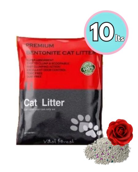 Arena Aglomerante Cat Litter 10lts (Rosas)