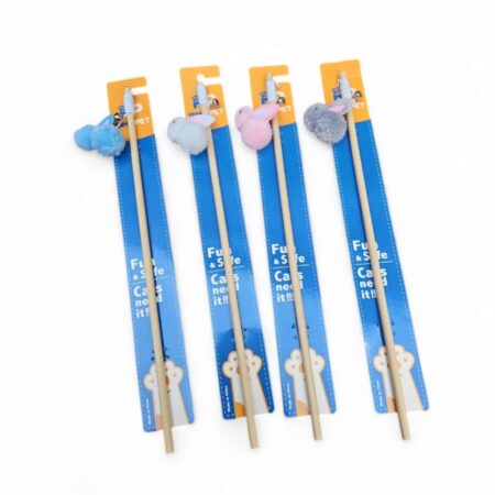 varitas de juguete para gato diferentes diseños