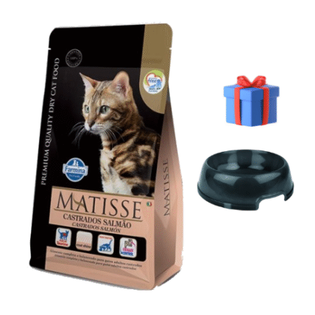 Matisse Gato Castrado Salmón 7.5kg + plato