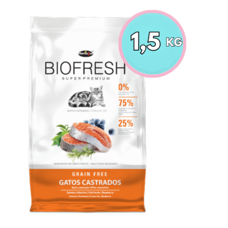 BIOFRESH para gatos – Castrados 1.5kg