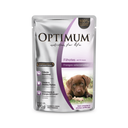 Salsas Optimum Cachorro sabor Pollo 100g