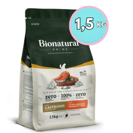 Bionatural gato castrado Salmón 1.5kg