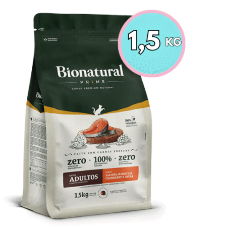Bionatural gato adulto salmón 1.5kg