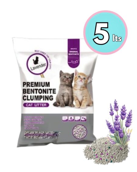 Arena Aglomerante Cat Global 5L (Lavanda)