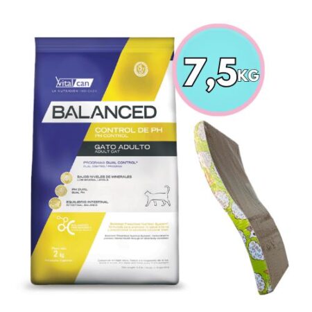 Balanced Gatos Control PH 7.5kg + Rascador