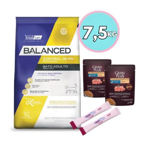 Balanced Gatos Control PH 7.5kg + Snacks