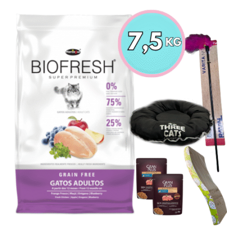 BIOFRESH para gatos – Adultos 7.5kg + Regalo