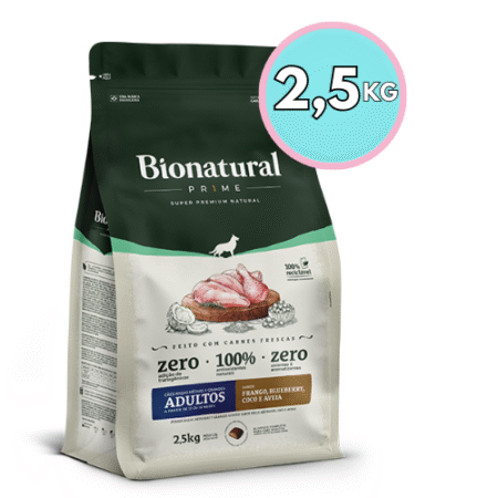 Bionatural perro Adulto raza mediana y grande sabor pollo 2.5kg