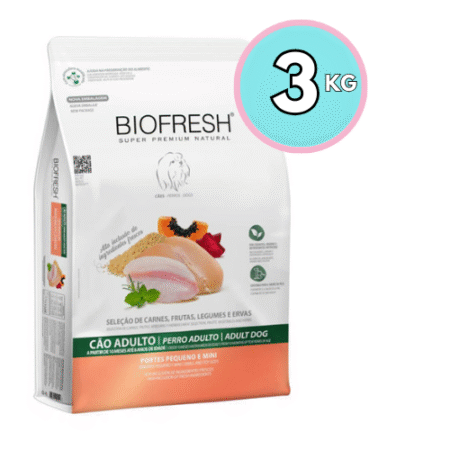 BIOFRESH para perros – Adultos Razas pequeñas y mini 3kg