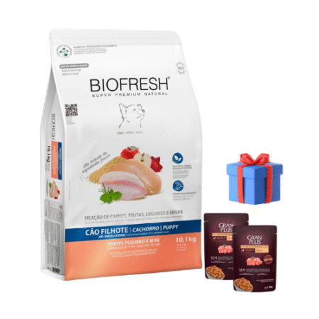 BIOFRESH para cachorros – Razas pequeñas y mini 10kg + Snacks