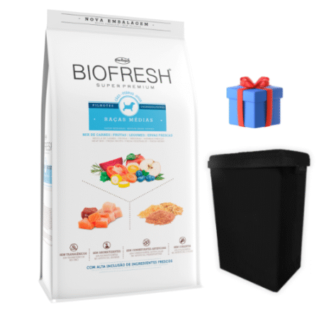 BIOFRESH para cachorros – Razas medianas 15kg+ Contenedor