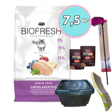 BIOFRESH para gatos – Adultos 7.5kg + Regalo a elección
