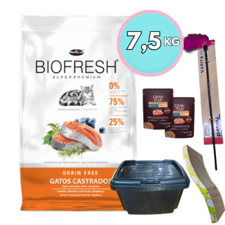 BIOFRESH para gatos – Castrados 7.5kg + Regalo a elección