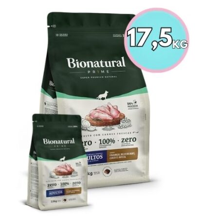 Bionatural Prime Perro Adulto Mediano y Grande 15 + 2,5 Kg