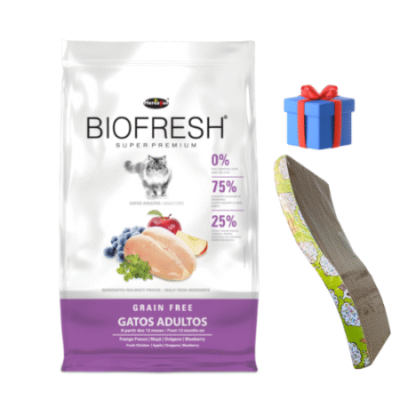 BIOFRESH para gatos – Adultos 7.5kg + Rascador