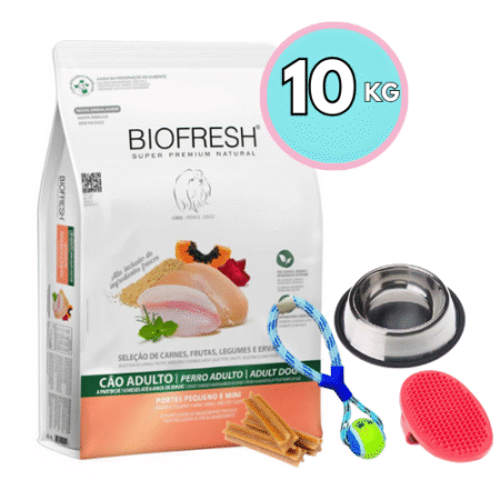 BIOFRESH para perros – Adultos Razas pequeñas y mini 10kg + Regalo