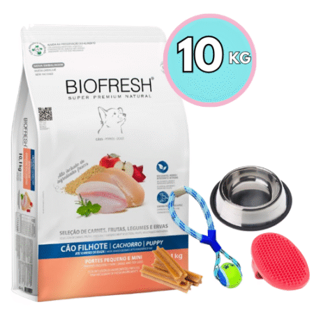 BIOFRESH para cachorros – Razas pequeñas y mini 10kg + Regalo
