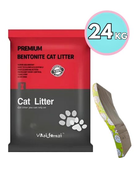 Arena Aglomerante Cat Litter 24 kg + Rascador