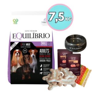 Equilibrio Perro Adulto Raza Pequeña 7.5kg + Regalo a elección