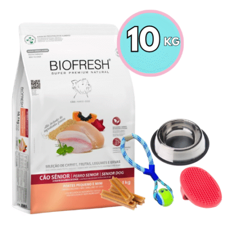 BIOFRESH para perros – SENIOR Razas pequeñas y mini 10kg + Regalo