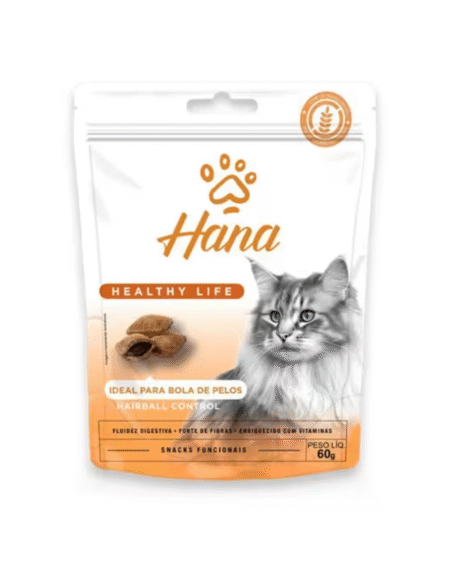 Hana Hairball Control Ideal Para Bolas De Pelo Para Gatos Adultos 60g