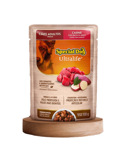 Salsa Special Dog Perro adulto sabor carne sobre de 100g