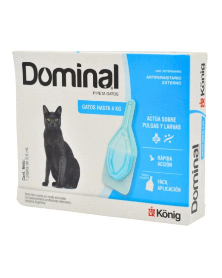 Pipeta Dominal Gato hasta 4 kg