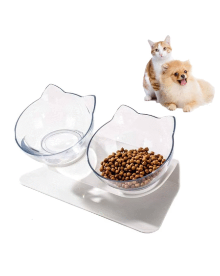 Comedero y bebedero para perros y gatos