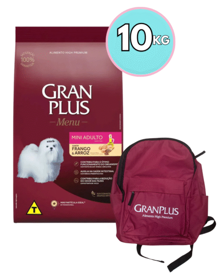 Gran Plus Adulto Raza Pequeña 10 kg + Mochila