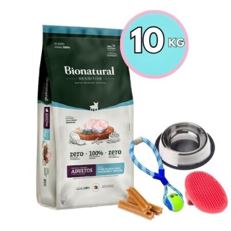 Bionatural Perro Sensitive Razas Pequeñas 10 Kg + 🎁 a elección