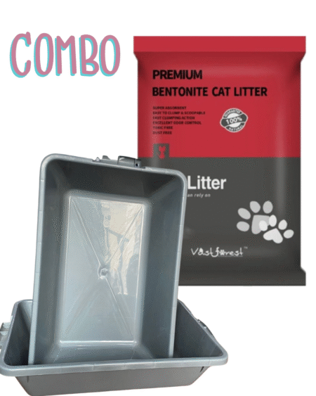 Promo: 24kg aglomerante catlitter + Bandeja sanitaria XL