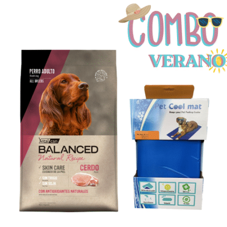 Combo Balanced Cerdo y Arroz 15kg + Colchoneta de gel L
