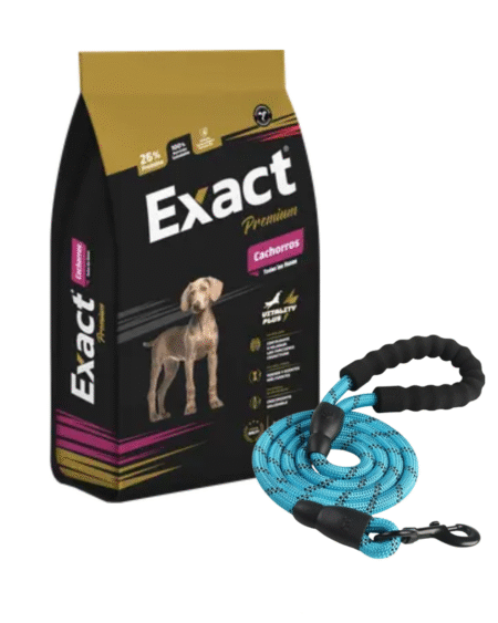 Exact Premium Perro Cachorro 15kg + Correa