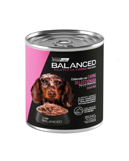 Salsa BALANCED SOUFFLÉ de Carne Perro Cachorro - 340G