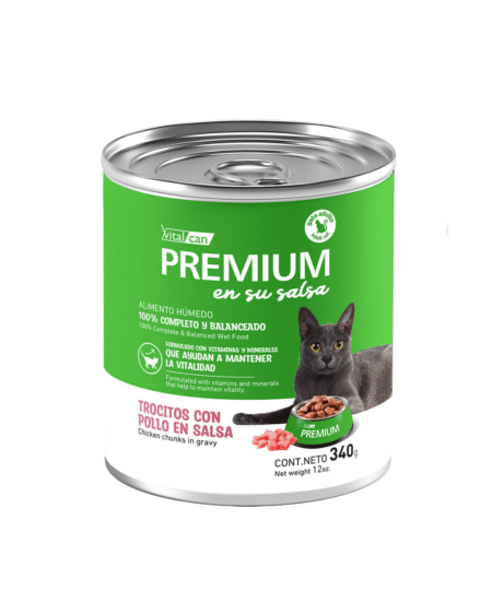 Salsa Premium en su salsa Gato Adulto POLLO - 340G