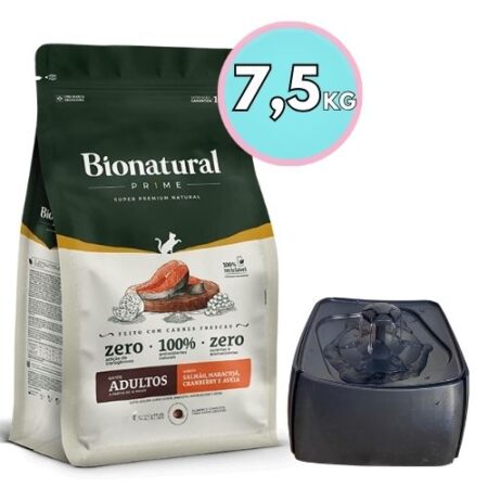 Bionatural Prime Gato Adulto + Bebedero eléctrico