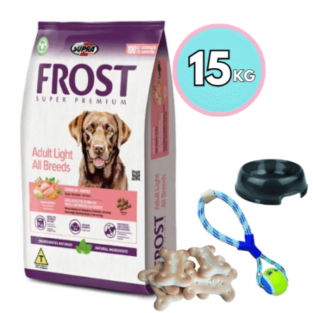 FROST Perros Adulto Light 15 kg + Regalo