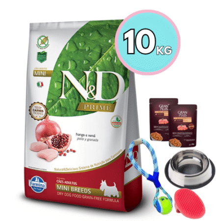 NyD prime Perro Adulto Raza Pequeña 10kg + Regalo
