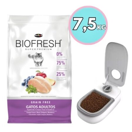 Biofresh Gato Adulto 7,5 kg + Comedero Automático Timer
