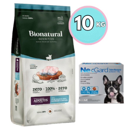 Bionatural Perro Sensitive Razas Pequeñas 10Kg + Pastilla Nexgard 4-10kg