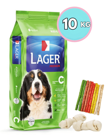 LAGER Alimento Perro Cachorro 10kg + Regalo