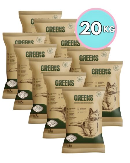 Piedras Sanitarias Gato GREENS 20 Kg