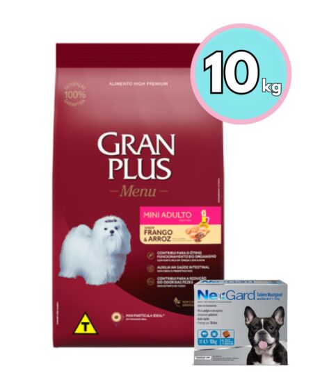 Gran Plus Adulto Raza Pequeña 10 kg + Nexgard 4-10 kg