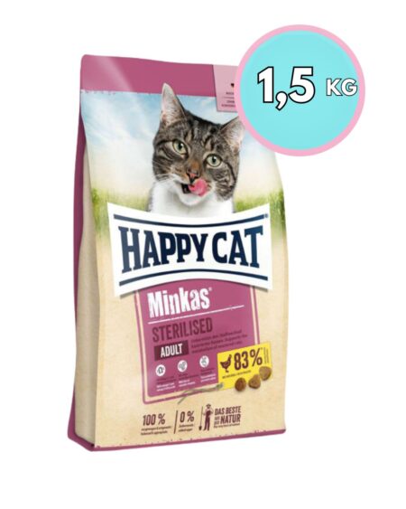 HAPPY CAT Minkas Gato Castrado 1.5kg