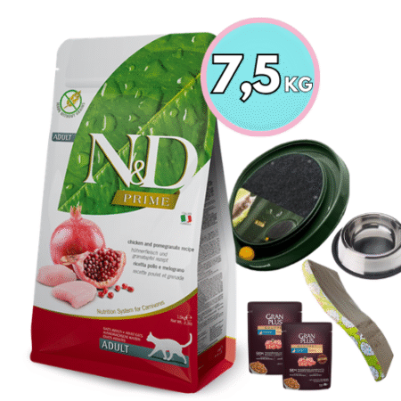 NyD prime Gato Adulto 7,5 kg + Regalo