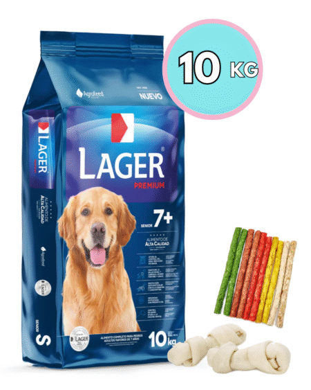 LAGER Alimento Perro Senior 10kg + Regalo