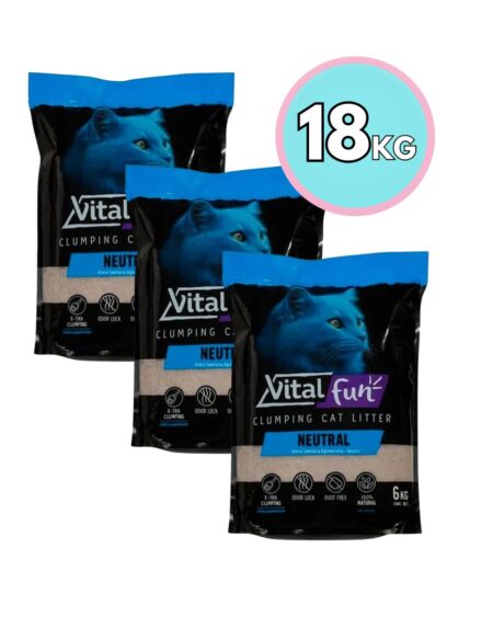 Arena aglomerante VitalFun 18 kg Neutral